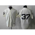 Nationals #37 Stephen Strasburg Cream 1924 Turn Back The Clock Stitched Jersey
