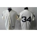 Nationals #34 Bryce Harper Cream 1924 Turn Back The Clock Stitched Jersey