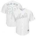 New York Mets White #20 Pete Alonso Majestic Players' Weekend Team Stitched Jersey