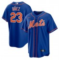 New York Mets #23 Javier Báez Royal Cool Base Stitched Jersey