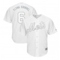 New York Mets #6 Jeff McNeil "Flying Squirrel" White Cool Base Stitched Baseball Jersey