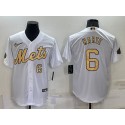 New York Mets #6 Starling Marte 2022 All-Star White Cool Base Stitched Baseball Jersey