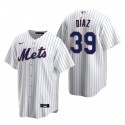 New York Mets #39 Edwin Díaz White Cool Base Stitched Baseball Jersey