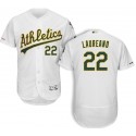 Oakland Athletics #22 Ramón Laureano White Flex Base StitchedJersey