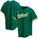 Oakland Athletics New Green Blank Cool Base Stitched Jersey