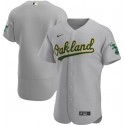 Oakland Athletics Blank Grey Flex Base StitchedJersey