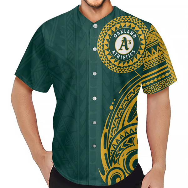 Oakland Athletics Green Baseball Jersey