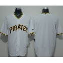 Pirates Blank White New Cool Base Stitched Jersey
