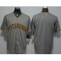 Pirates Blank Grey New Cool Base Stitched Jersey