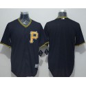 Pirates Blank Black New Cool Base Stitched Jersey