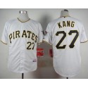 Pirates #27 Jung-Ho Kang White Cool Base Stitched Jersey