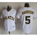 Pirates #5 Josh Harrison White New Cool Base Stitched Jersey
