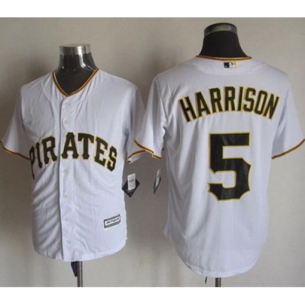Pirates #5 Josh Harrison White New Cool Base Stitched Jersey