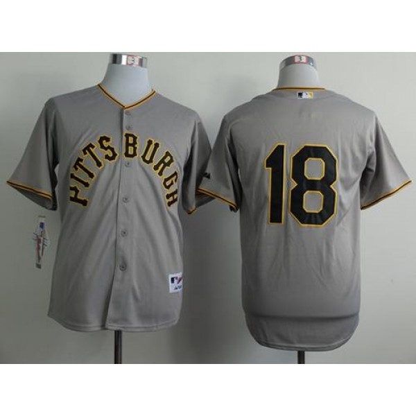 Pirates #18 Neil Walker Grey 1953 Turn Back The Clock Stitched Jersey