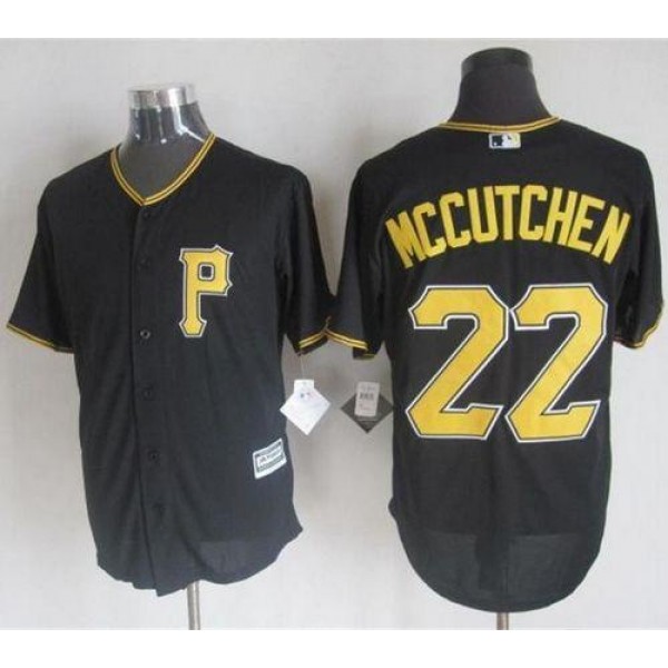 Pirates #22 Andrew McCutchen Black New Cool Base Stitched Jersey