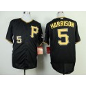 Pirates #5 Josh Harrison Black Cool Base Stitched Jersey
