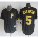 Pirates #5 Josh Harrison Black New Cool Base Stitched Jersey