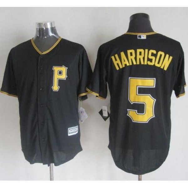 Pirates #5 Josh Harrison Black New Cool Base Stitched Jersey