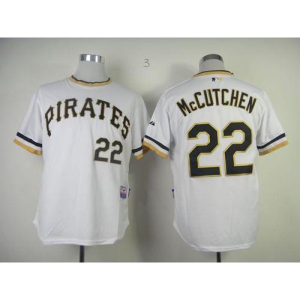 Pirates #22 Andrew McCutchen White Alternate 2 Cool Base Stitched Jersey