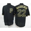 Pirates #22 Andrew McCutchen Black Fashion Stitched Jersey