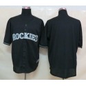 Rockies Blank Black Fashion Stitched Jersey