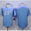 Royals Blank Light Blue Alternate 1 New Cool Base Stitched Jersey