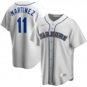 Seattle Mariners White #11 Edgar Martinez Cool Base Stitched Jersey