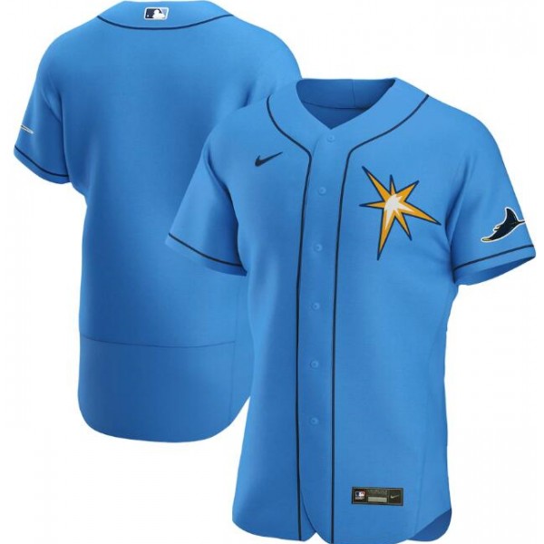 Tampa Bay Rays Blank Blue Flex Base Stitched Jersey