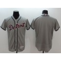 Tigers Blank Grey Flexbase Authentic Collection Stitched Jersey