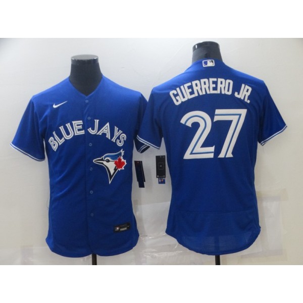 Toronto Blue Jays Blue #27 Vladimir Guerrero Jr. Flex Base Stitched Jersey