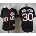 White Sox #30 David Robertson Black New Cool Base Stitched Jerseys