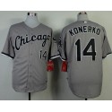 White Sox #14 Paul Konerko Grey Cool Base Stitched Jersey