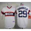 White Sox #29 Jeff Samardzija White Alternate Home Cool Base Stitched Jerseys