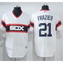 White Sox #21 Todd Frazier White New Cool Base Alternate Home Stitched Jersey