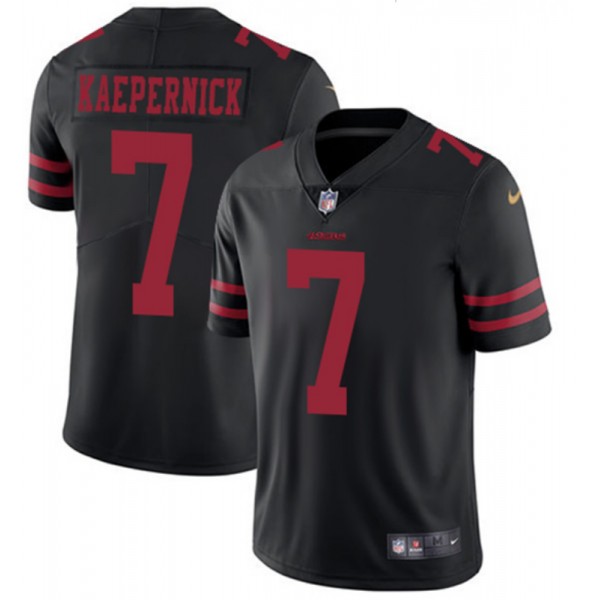 49ers #7 Colin Kaepernick Navy Vapor Untouchable Limited Stitched Jersey