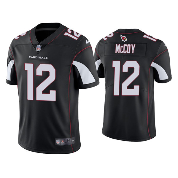 Arizona Cardinals #12 Colt McCoy Black Vapor Untouchable Limited Stitched Jersey