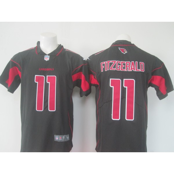 Arizona Cardinals #11 Larry Fitzgerald Black Limited Rush Stitched Nike Jersey