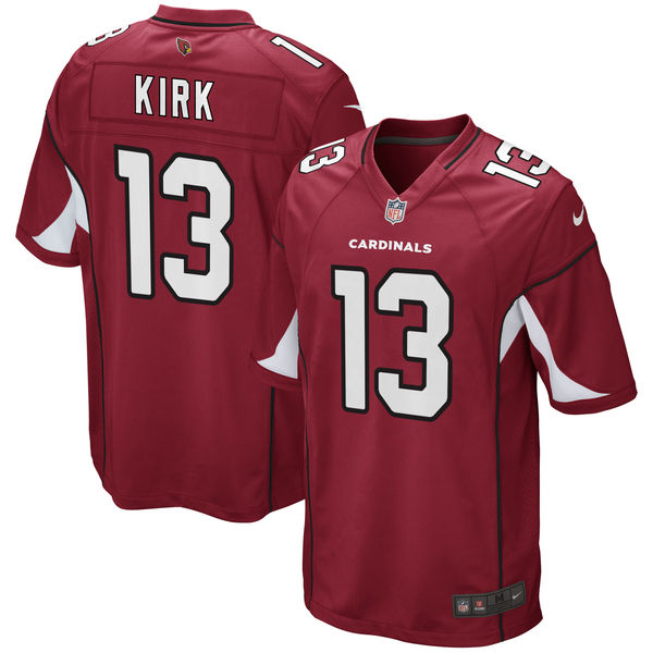 Arizona Cardinals #13 Christian Kirk Red 2018 Draft Pick Game Jersey