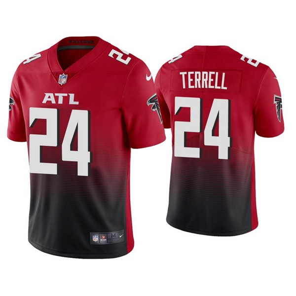 Atlanta Falcons #24 A.J. Terrell 2020 Red Vapor Untouchable Limited Stitched Jersey