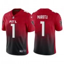 Atlanta Falcons #1 Marcus Mariota Red Black Vapor Untouchable Limited Stitched Jersey