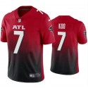 Atlanta Falcons #7 Younghoe Koo Red Black Vapor Untouchable Limited Stitched Jersey