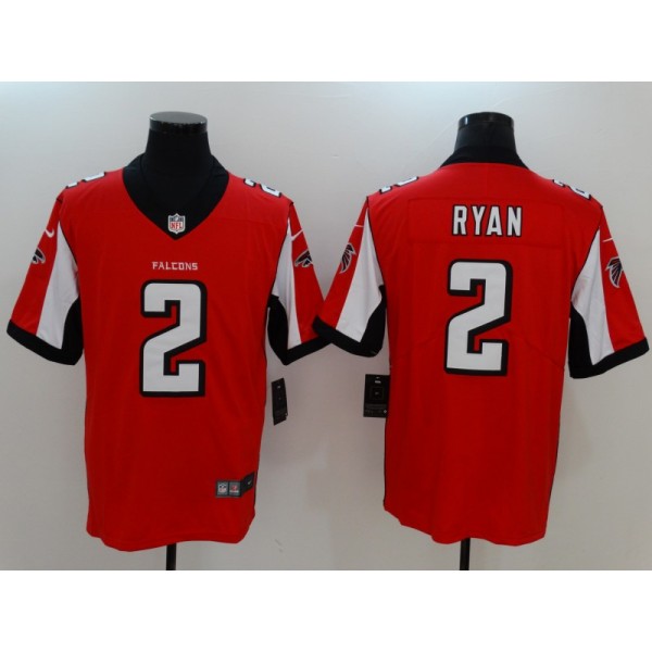 Atlanta Falcons #2 Matt Ryan Red Vapor Untouchable Player Limited Jersey