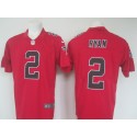 Atlanta Falcons #2 Matt Ryan Red Limited Rush Stitched Nike Jersey