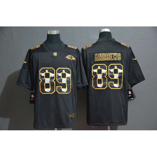 Baltimore Ravens #89 Mark Andrews Black Jesus Faith Edition Stitched Limited Jersey