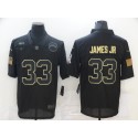 Baltimore Ravens #27 J.K. Dobbins White Vapor Untouchable Limited Stitched Jersey