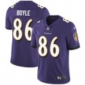 Baltimore Ravens #86 Nick Boyle Purple Vapor Untouchable Limited Jersey