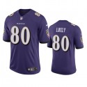 Baltimore Ravens #80 Isaiah Likely Purple Vapor Untouchable Limited Stitched Jersey
