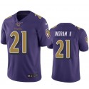 Baltimore Ravens 100th #21 Mark Ingram II Color Rush Purple Jersey