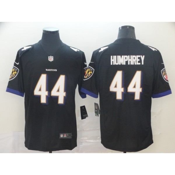 Baltimore Ravens #44 Marlon Humphrey Black Vapor Untouchable Limited Jersey