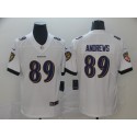 Baltimore Ravens #89 Mark Andrews White Vapor Untouchable Limited Jersey